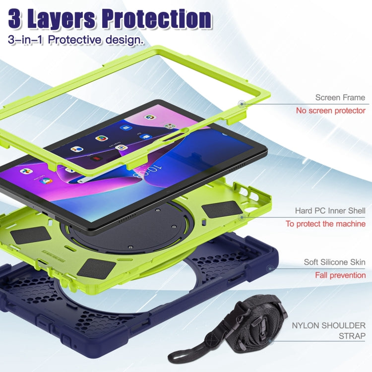 For Lenovo Tab M10 10.1 3rd Gen Silicone + PC Protective Tablet Case