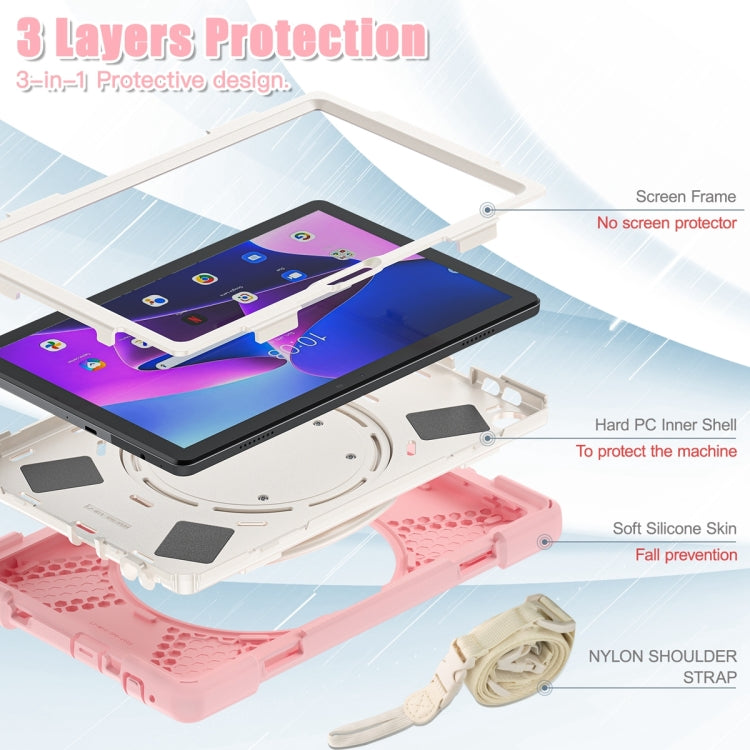 For Lenovo Tab M10 10.1 3rd Gen Silicone + PC Protective Tablet Case