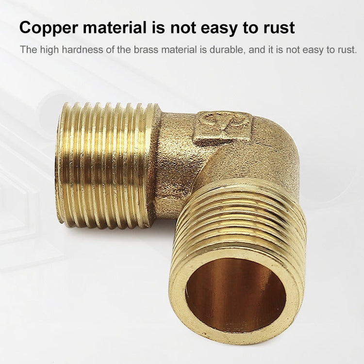 LAIZE External Thread Plumbing Copper Pipe Fittings, Caliber:3 Point