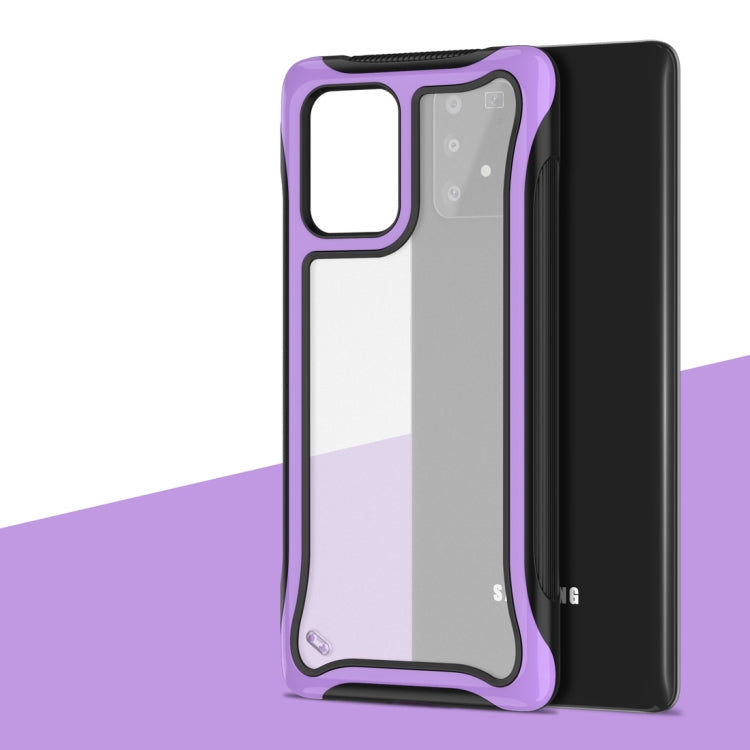 For Galaxy A91 Blade Series Transparent AcrylicProtective Case