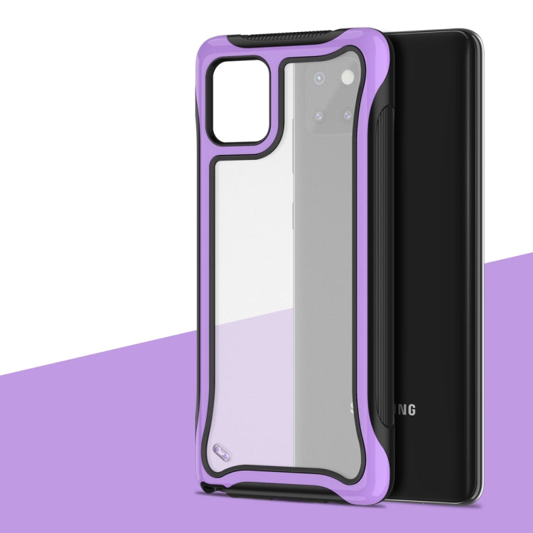 For Galaxy Note10 Lite Blade Series Transparent AcrylicProtective Case