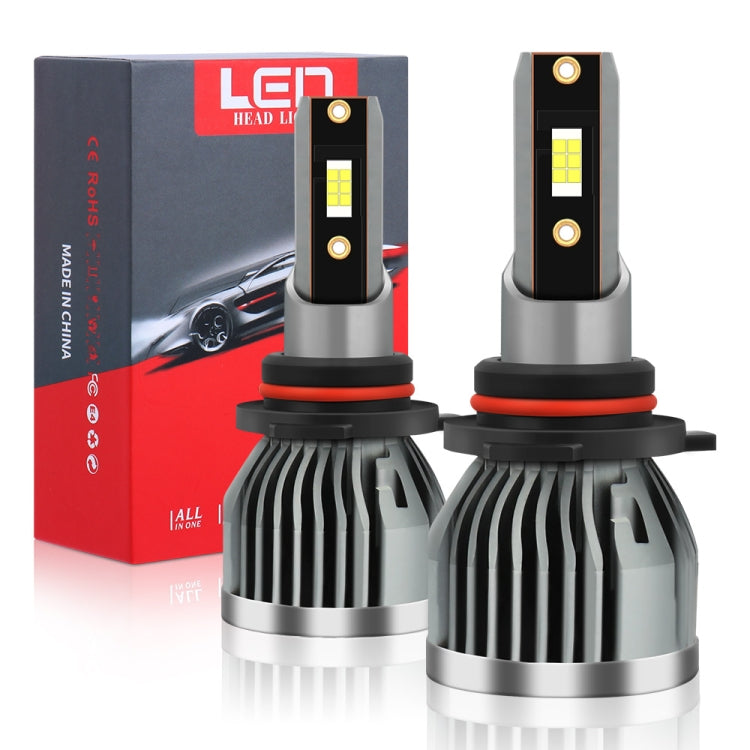 Q3 1 Pair 9005 30W / 3000LM / DC9-36V / 6000K IP68 Waterproof Car LED Headlight