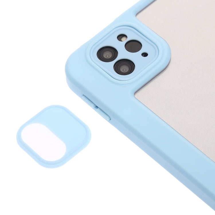 For iPad Pro 11 2022 / 2021 / 2020 / 2018 / Air 2022 / 2020 10.9 3-Fold 360 Rotation Acrylic Leather Smart Tablet Case