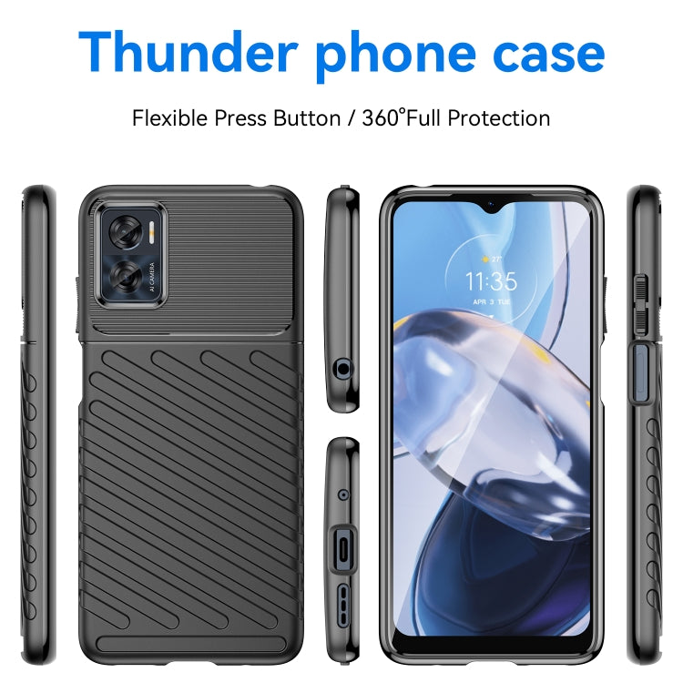 For Motorola Moto E22i Thunderbolt Shockproof TPU Phone Case