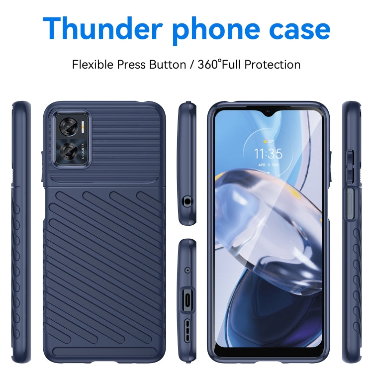 For Motorola Moto E22i Thunderbolt Shockproof TPU Phone Case