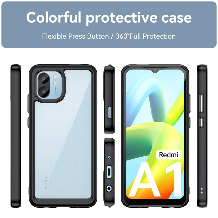 For Xiaomi Redmi A1 Colorful Series Acrylic + TPU Phone Case