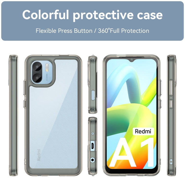 For Xiaomi Redmi A1 Colorful Series Acrylic + TPU Phone Case