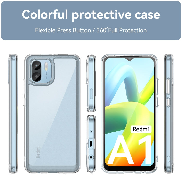 For Xiaomi Redmi A1 Colorful Series Acrylic + TPU Phone Case