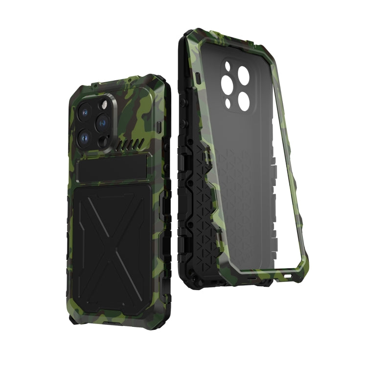 For iPhone 14 Pro Max R-JUST Life Waterproof Dustproof Shockproof Phone Case