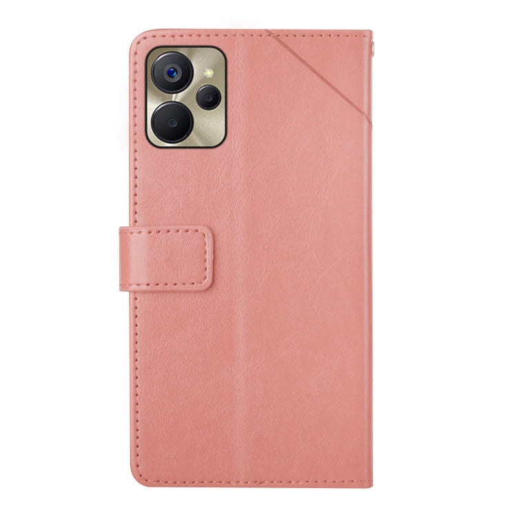 For Realme 9i 5G HT01 Y-shaped Pattern Flip Leather Phone Case