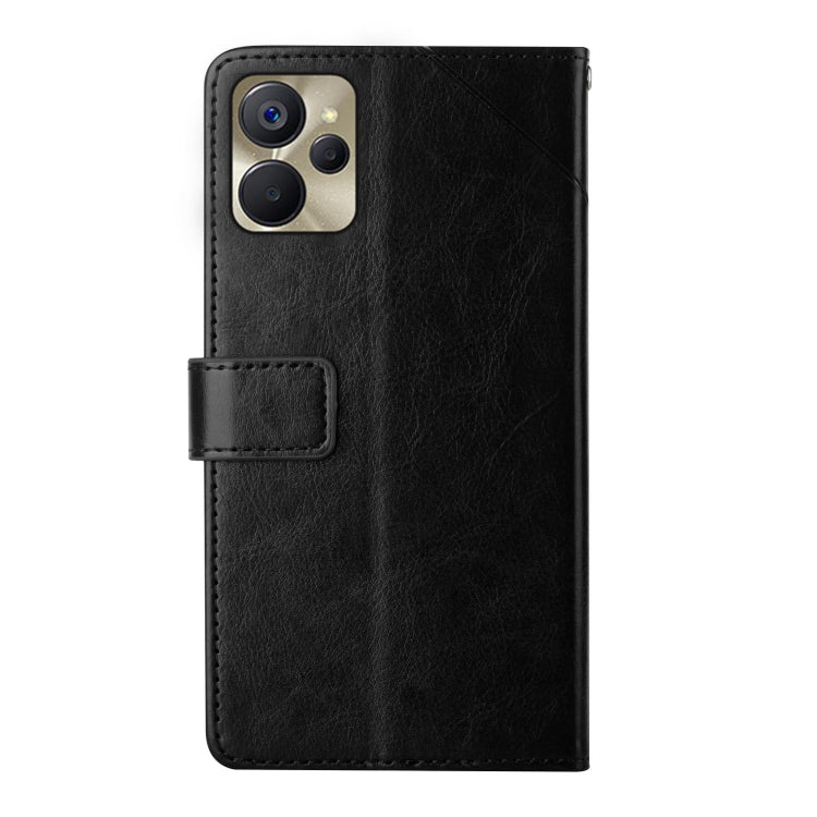 For Realme 9i 5G HT01 Y-shaped Pattern Flip Leather Phone Case