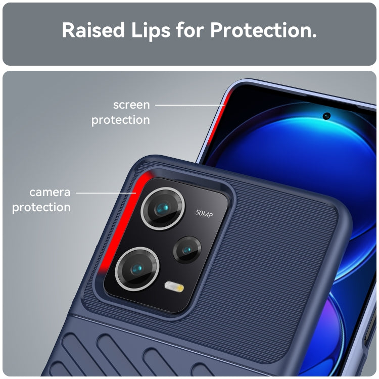 For Xiaomi Redmi Note 12 Pro 5G China Thunderbolt Shockproof TPU Protective Soft Phone Case