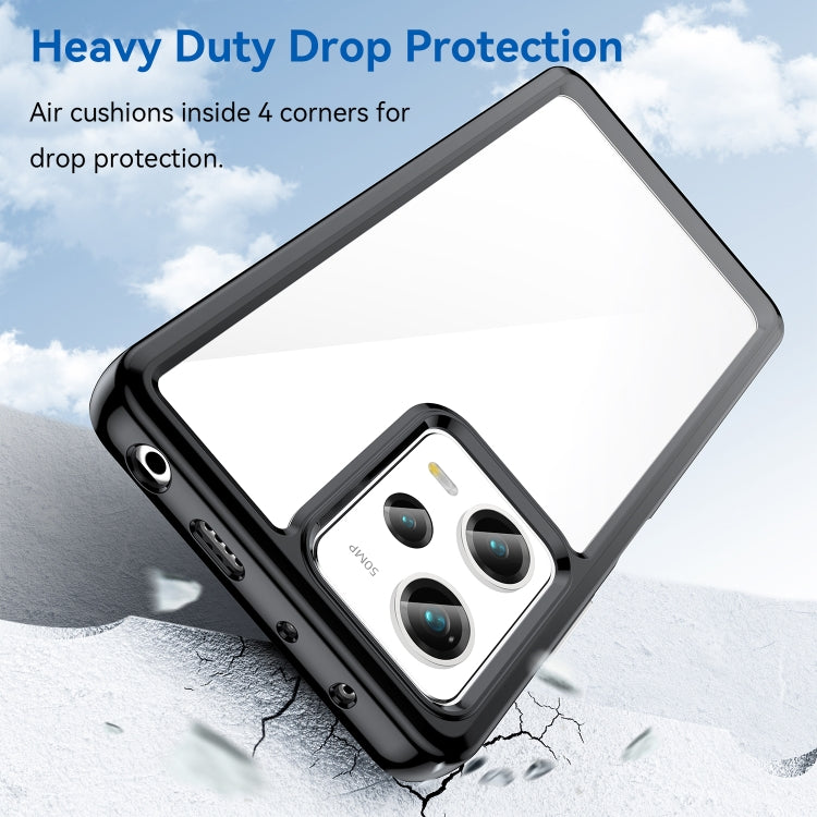 For Xiaomi Redmi Note 12 Pro 5G China Colorful Series Acrylic + TPU Phone Case