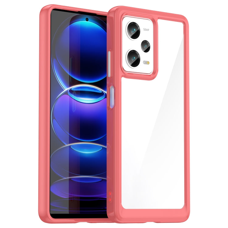 For Xiaomi Redmi Note 12 Pro 5G China Colorful Series Acrylic + TPU Phone Case