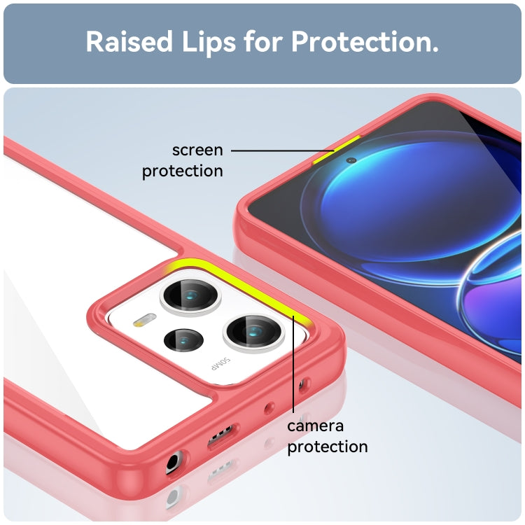 For Xiaomi Redmi Note 12 Pro 5G China Colorful Series Acrylic + TPU Phone Case