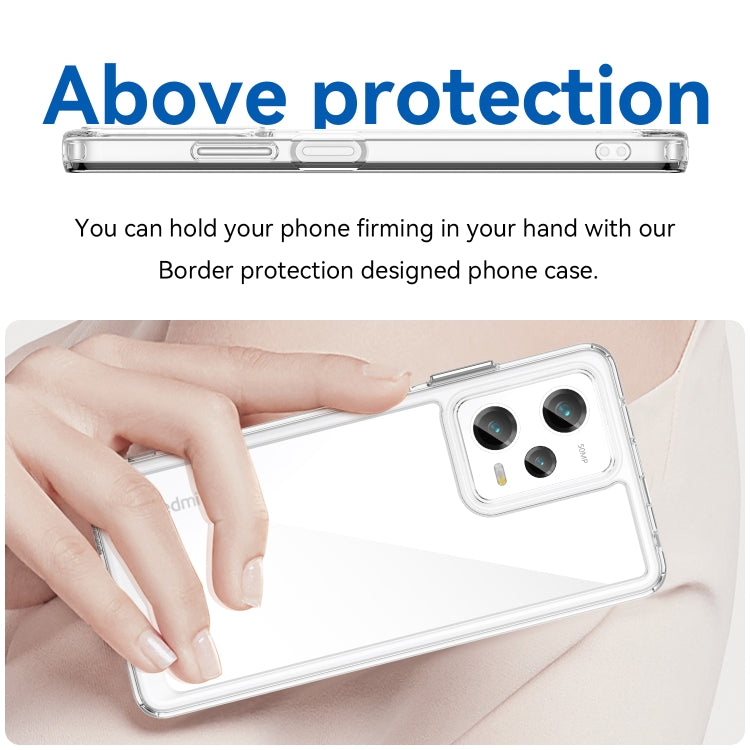 For Xiaomi Redmi Note 12 Pro 5G China Colorful Series Acrylic + TPU Phone Case