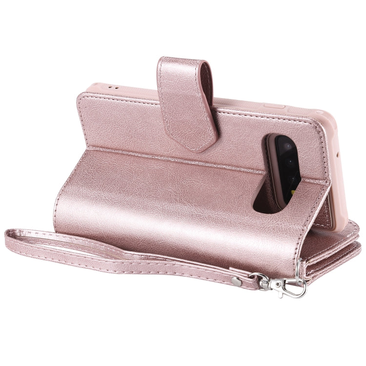 For Galaxy S10 2 in 1 Solid Color Zipper Shockproof Protective Case with Card Slots & Bracket & Photo Holder & Wallet Function