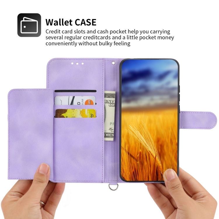 For Sharp Aquos R7 / P7 Skin-feel Flowers Embossed Wallet Leather Phone Case