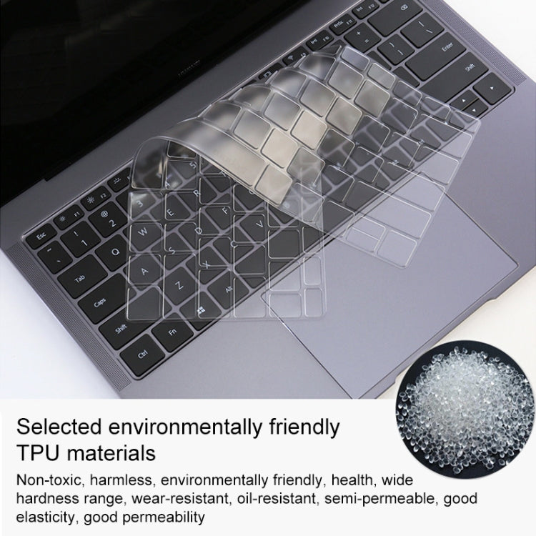 For Huawei MateBook D 14 inch Transparent and Dustproof TPU Laptop Keyboard Protective Film