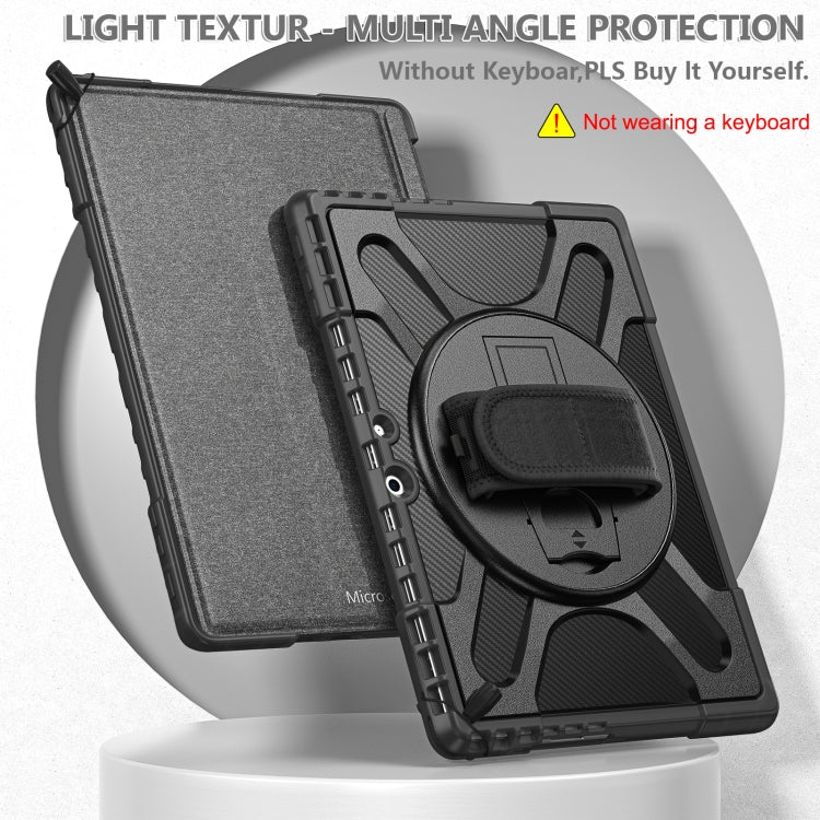 For MicroSoft Surface Pro 9 Rotatable Kickstand Grip Shockproof Tablet Case