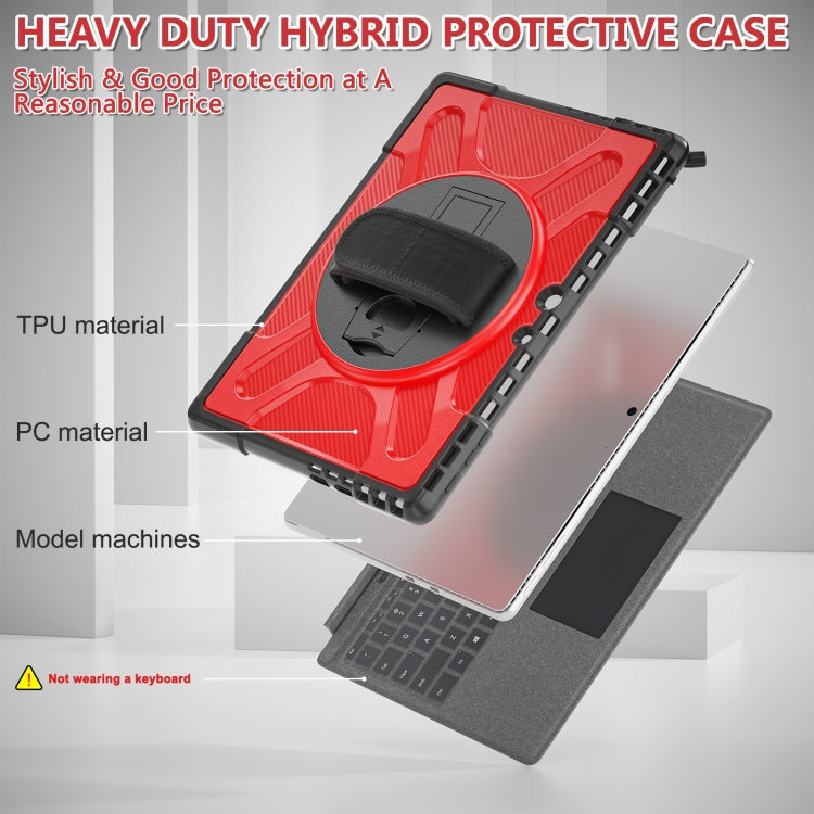For MicroSoft Surface Pro 9 Rotatable Kickstand Grip Shockproof Tablet Case