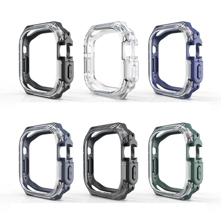 For Apple Watch Ultra 49mm / Ultra 2 49mm Double Color Armor Shockproof Case