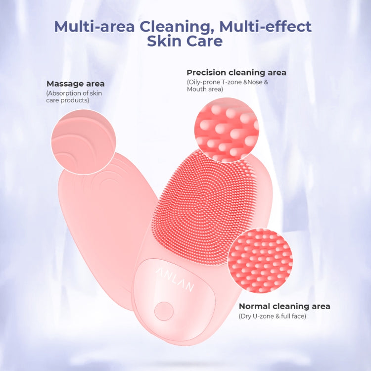 ANLAN Oval Waterproof Silicone Cleansing Instrument