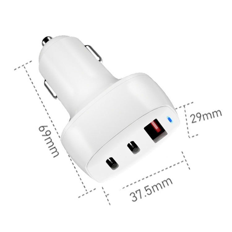 ACC-579 53W USB+ Dual USB-C/Type-C Fast Charge Car Charger
