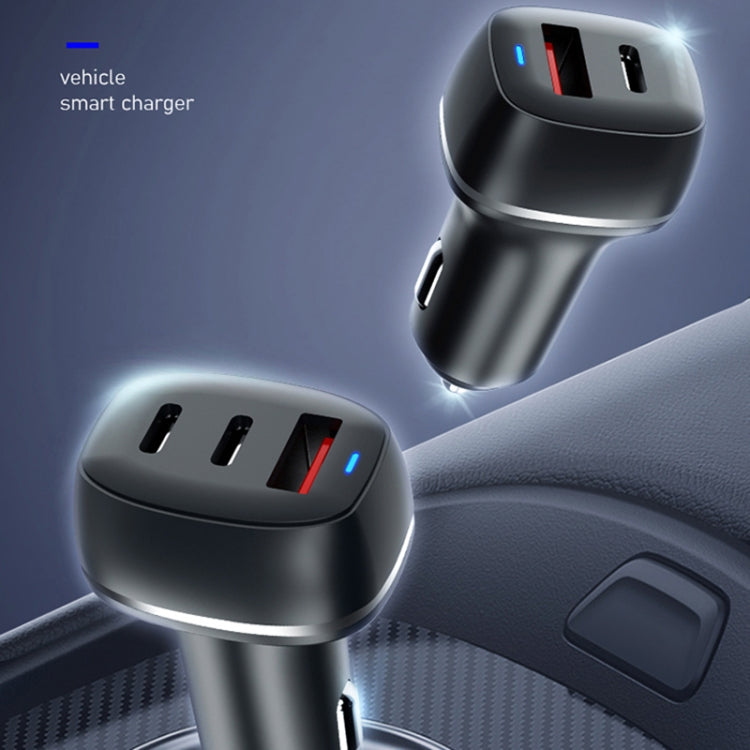 ACC-579 53W USB+ Dual USB-C/Type-C Fast Charge Car Charger