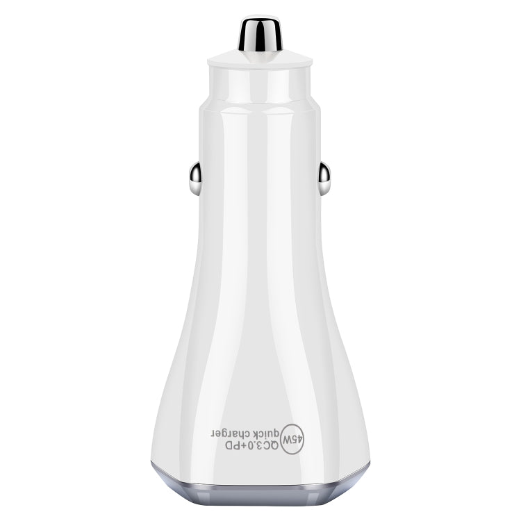ACC-319PD 45W USB+Dual Type-C Fast Charge Car Charger