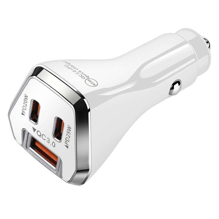 ACC-319PD 45W USB+Dual Type-C Fast Charge Car Charger