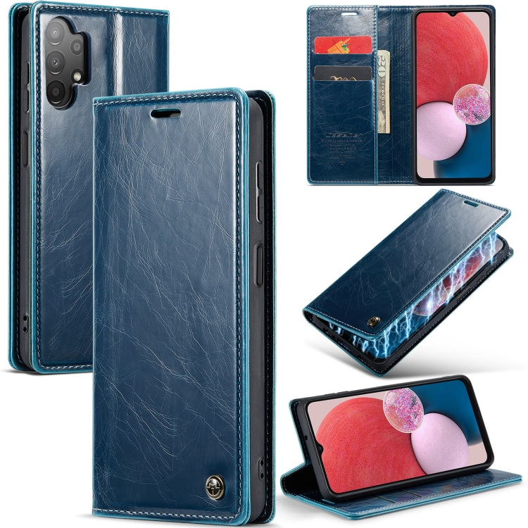 For Samsung Galaxy A13 4G/A13 5G/A04S/A04/M13 5G CaseMe 003 Crazy Horse Texture Leather Phone Case