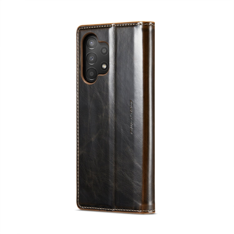 For Samsung Galaxy A13 4G/A13 5G/A04S/A04/M13 5G CaseMe 003 Crazy Horse Texture Leather Phone Case