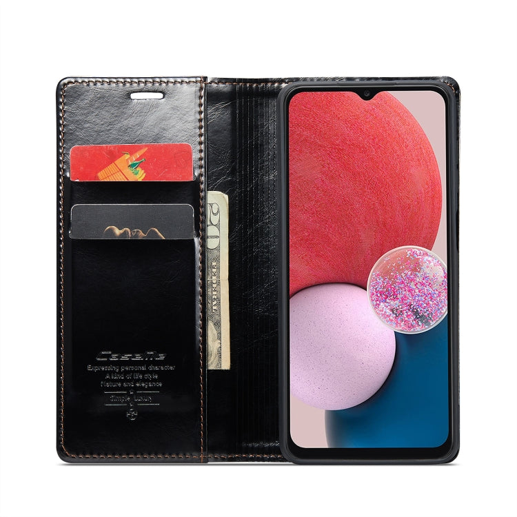 For Samsung Galaxy A13 4G/A13 5G/A04S/A04/M13 5G CaseMe 003 Crazy Horse Texture Leather Phone Case