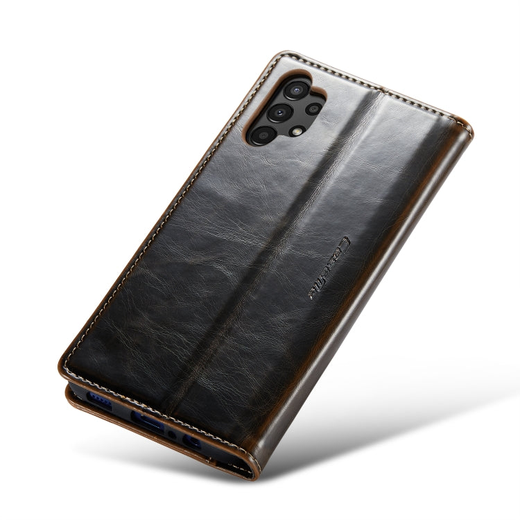 For Samsung Galaxy A13 4G/A13 5G/A04S/A04/M13 5G CaseMe 003 Crazy Horse Texture Leather Phone Case
