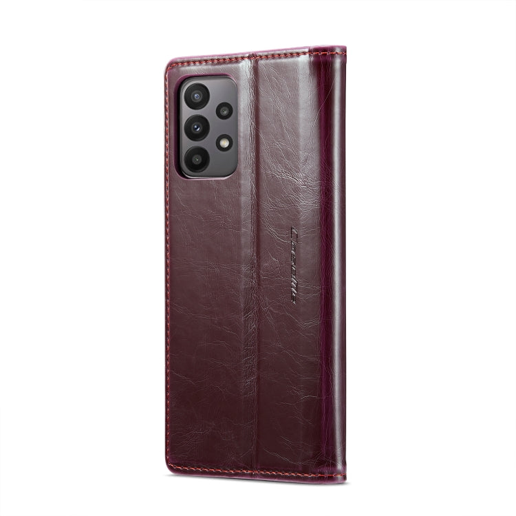 For Samsung Galaxy A23 / M23 CaseMe 003 Crazy Horse Texture Leather Phone Case