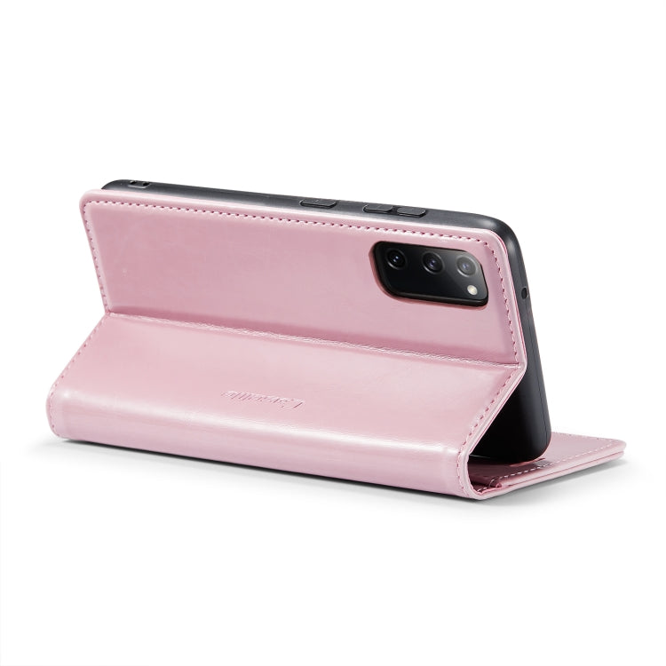 For Samsung Galaxy S20 FE CaseMe 003 Crazy Horse Texture Leather Phone Case