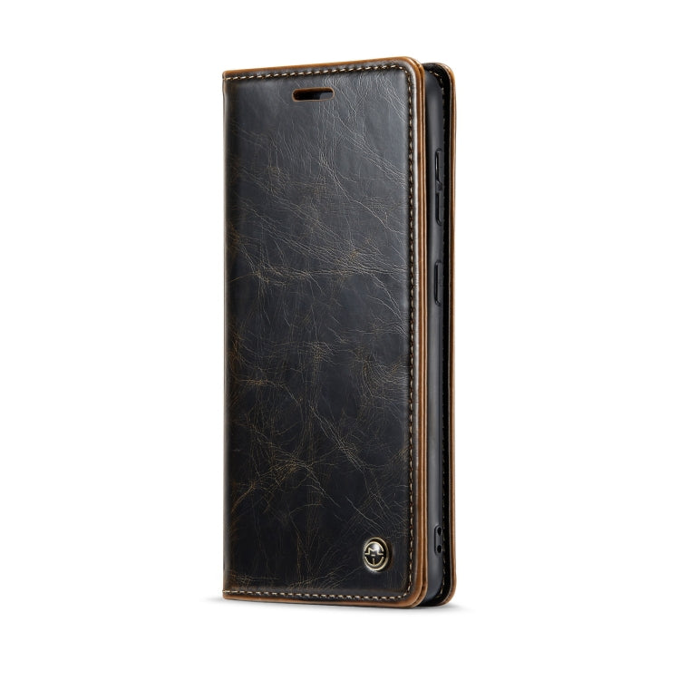 For Samsung Galaxy S21+ 5G CaseMe 003 Crazy Horse Texture Leather Phone Case