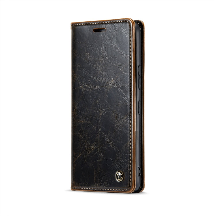For Samsung Galaxy S22 5G CaseMe 003 Crazy Horse Texture Leather Phone Case