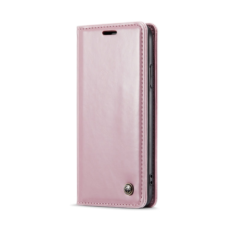 For iPhone XS CaseMe 003 Crazy Horse Texture Leather Phone Case