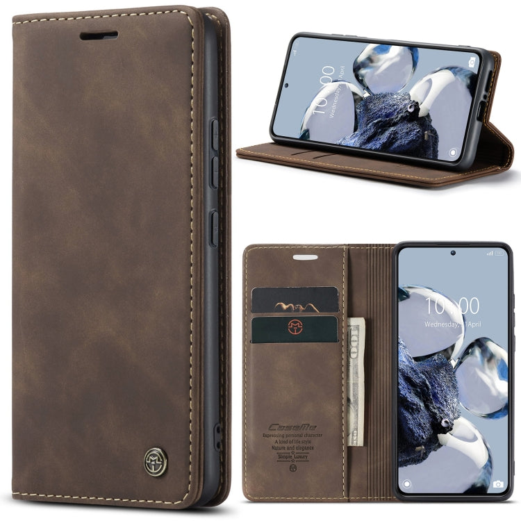For Xiaomi 12T / 12T Pro CaseMe 013 Multifunctional Horizontal Flip Leather Phone Case