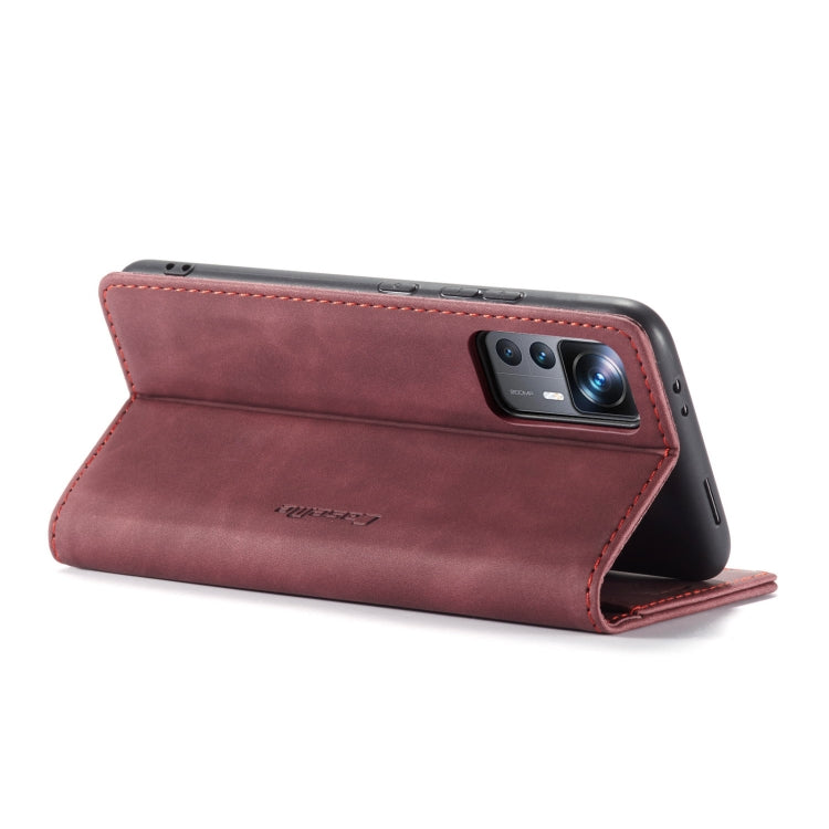 For Xiaomi 12T / 12T Pro CaseMe 013 Multifunctional Horizontal Flip Leather Phone Case