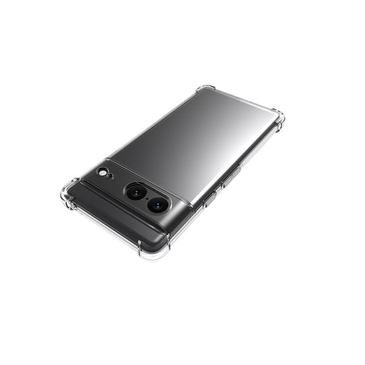For Google Pixel 7 Shockproof Non-slip Thickening TPU Phone Case(Transparent)