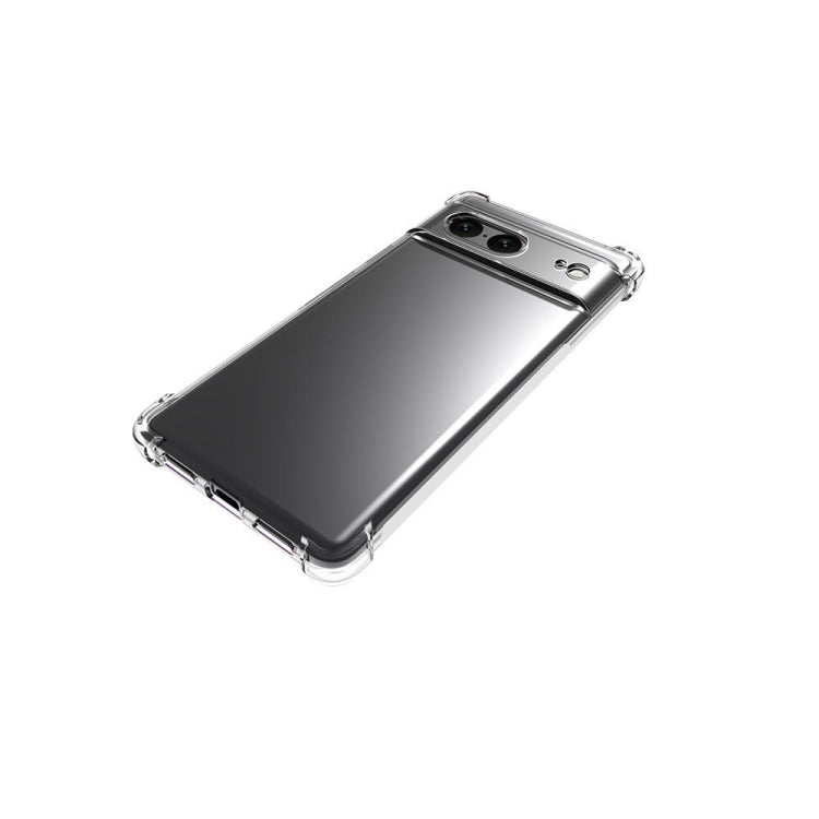 For Google Pixel 7 Shockproof Non-slip Thickening TPU Phone Case(Transparent)