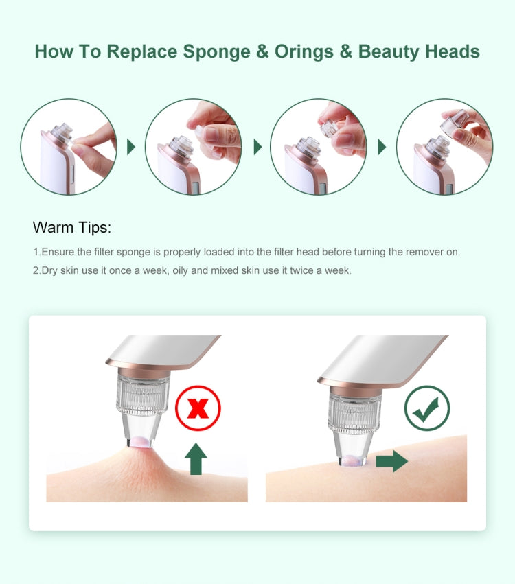 ANLAN X7 Facial Pore Cleaner Blackhead Removal Device
