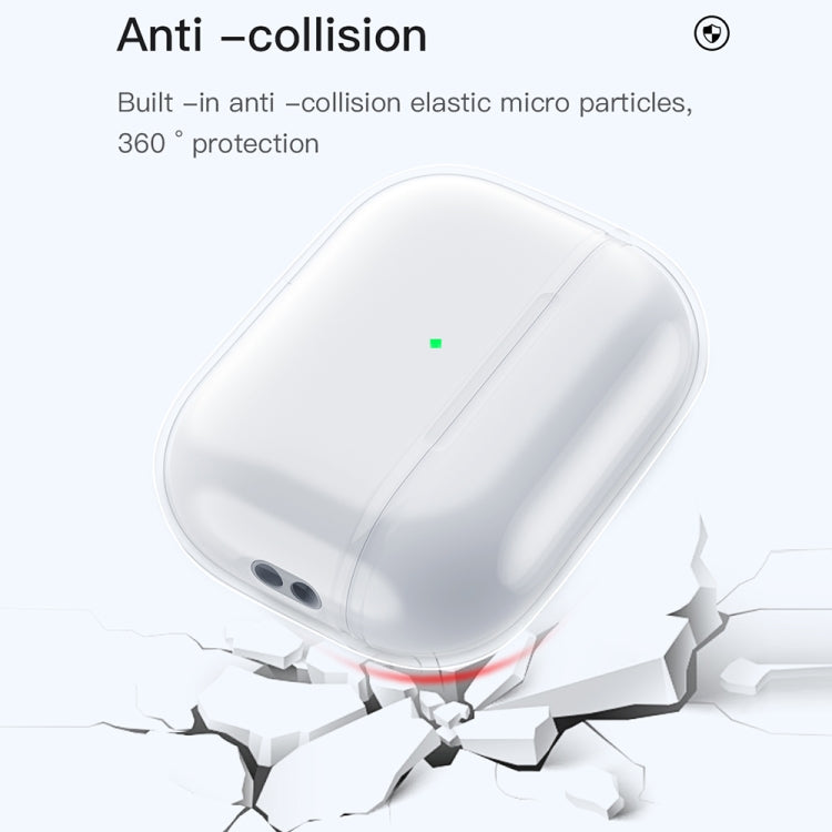 For AirPods Pro 2 TOTUDESIGN Soft Series AA-137 Siamese Earphone TPU Protective Case(Clear)