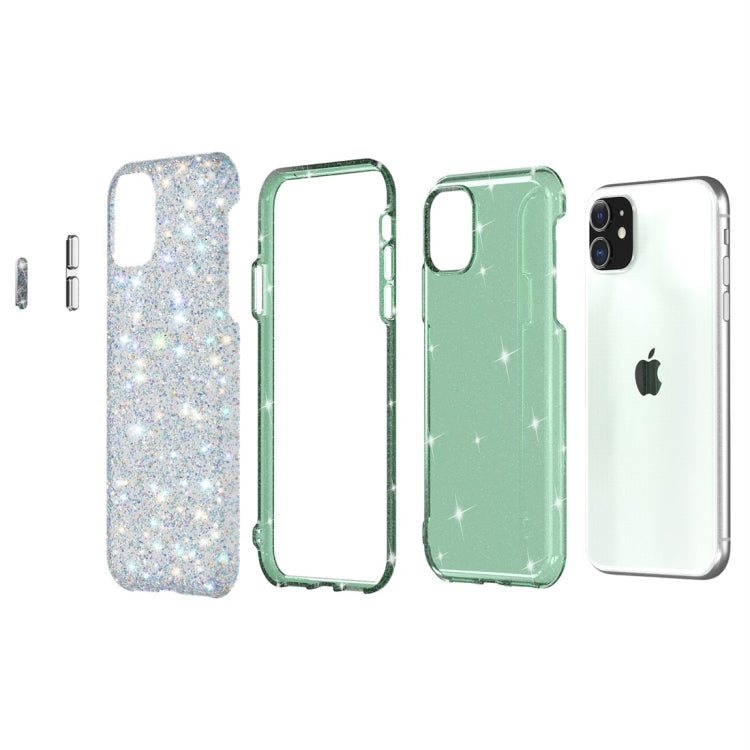 For iPhone 11 Shiny Diamond Protective Case(Silver)