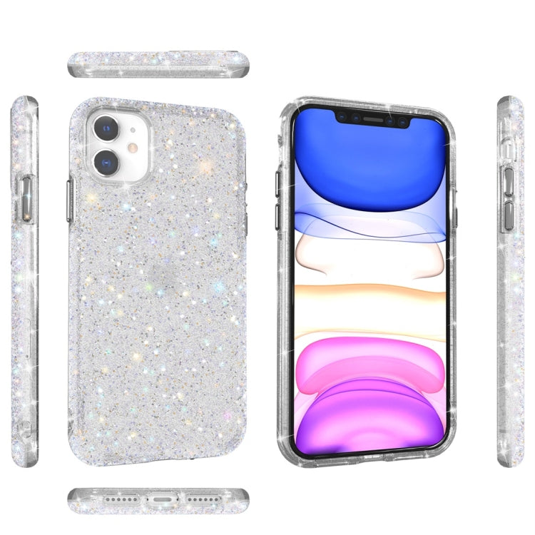 For iPhone 11 Shiny Diamond Protective Case(Silver)