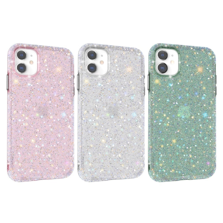 For iPhone 11 Shiny Diamond Protective Case(Silver)