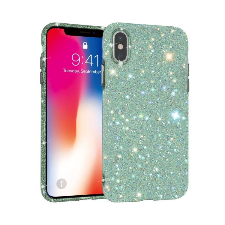For iPhone X / XS Shiny Diamond Protective Case